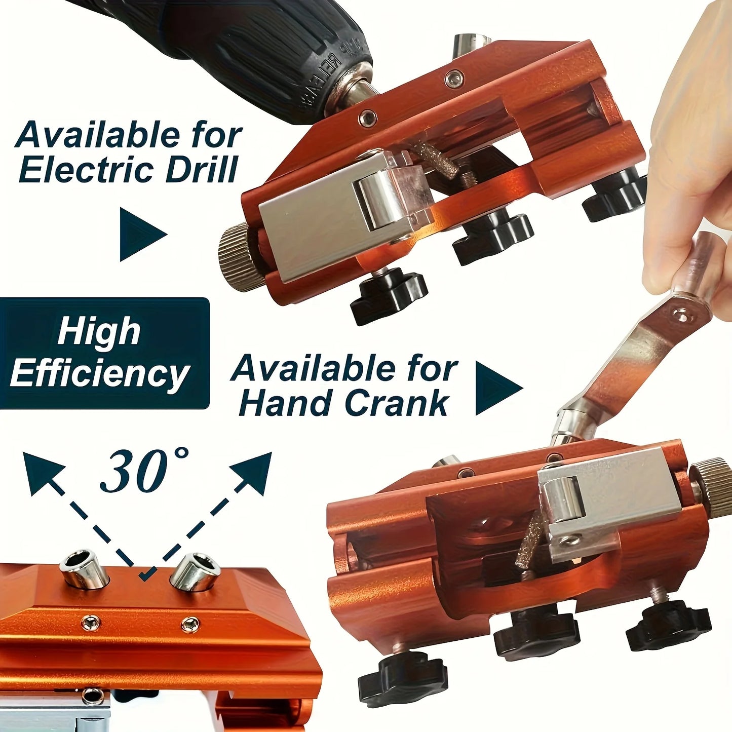 Chainsaw Sharpening Clamp - Portable Hand Chain Grinder Tool