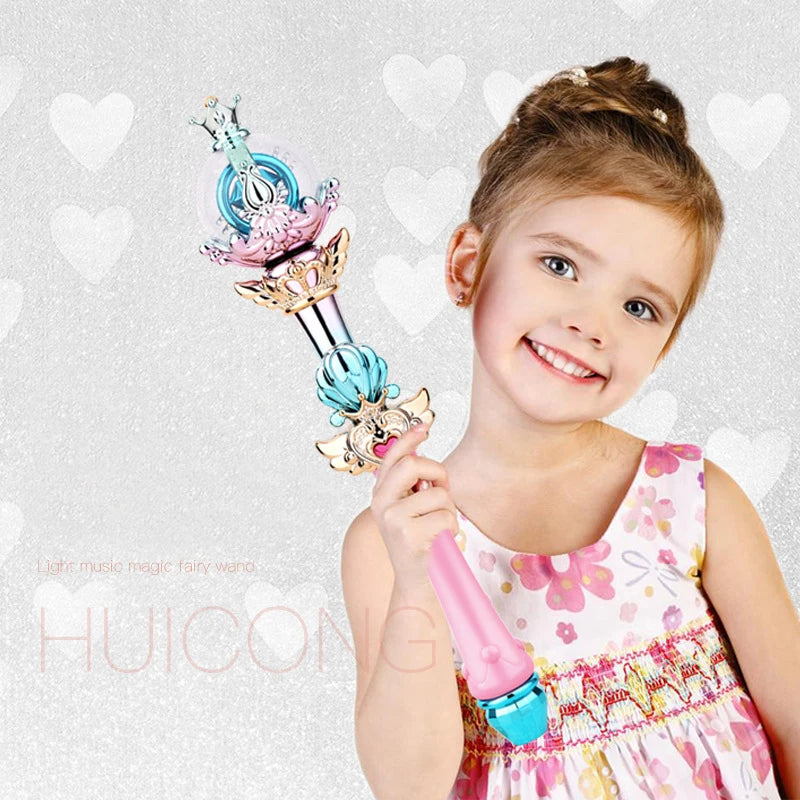 41cm Luminous Magic Wand Toy - Music Fairy Princess Prop