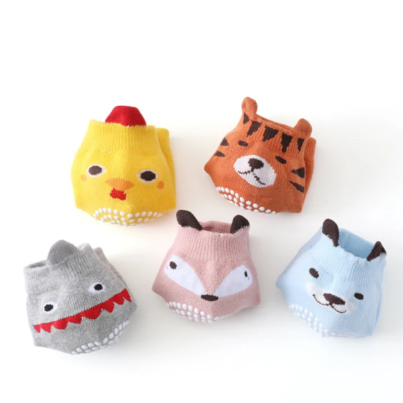 Cotton Baby Knee Pads - Anti-Slip Crawling Protectors for Toddlers