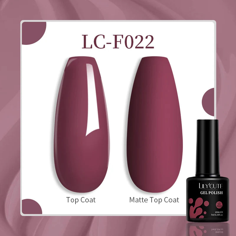LILYCUTE 7ml Soak-Off UV Gel Nail Polish