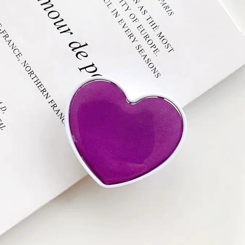 Heart-Shaped Universal Phone Grip Socket Stand