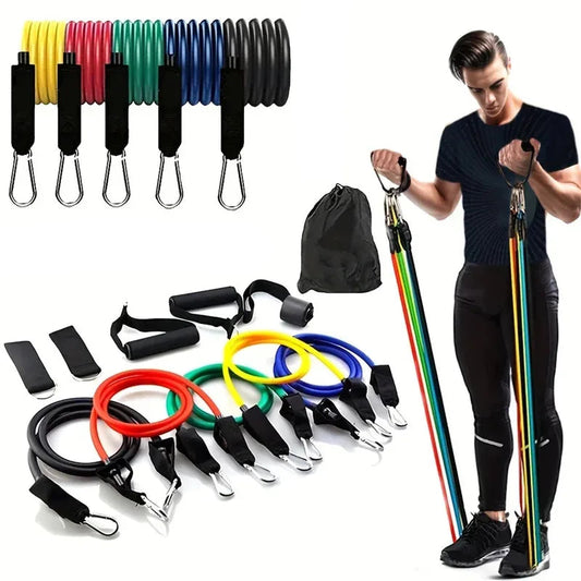 11-Piece Resistance Band Training Strap Set for Arm Workouts