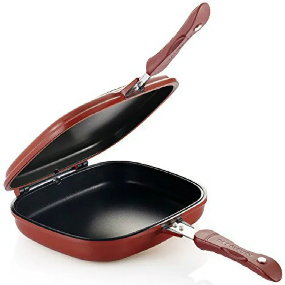Double-Sided Nonstick Grill Frying Pan - 28cm or 32cm