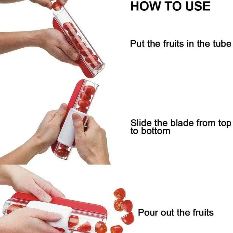 Tomato, Grape and Cherry Manual Slicer Kitchen Gadget