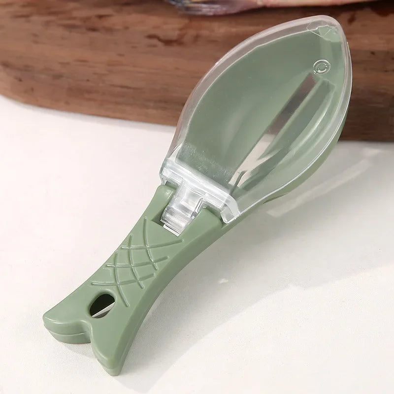 Fish Scale Scraper Cleaning Tool with Cover