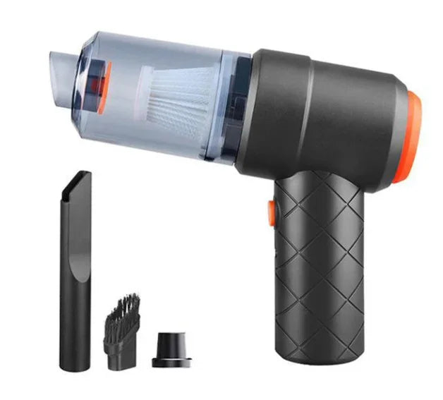 Portable Wireless Car Vacuum Cleaner - 6000PA Black