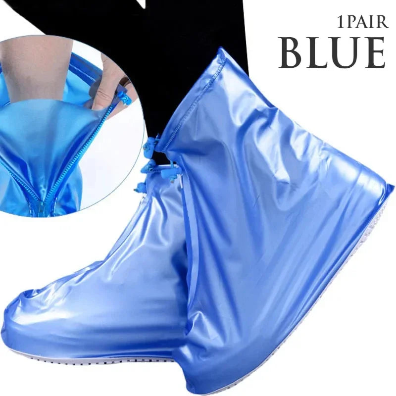 Reusable Waterproof Non-Slip Shoe Covers for Rain and Snow