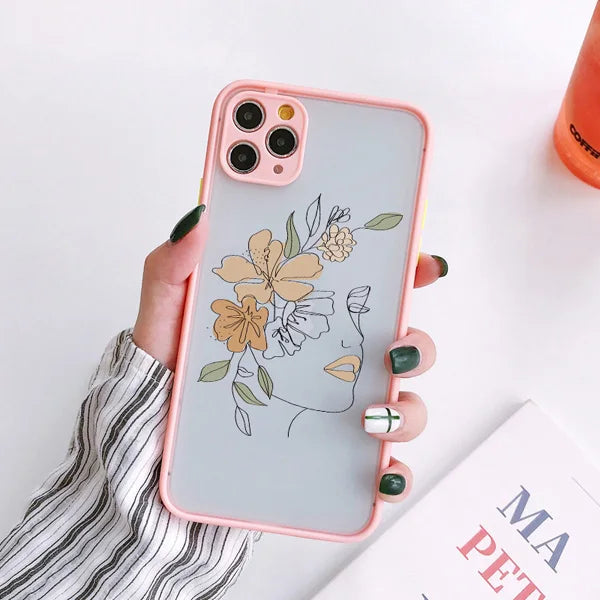 Retro Abstract Geometry Anti-Fall iPhone Case