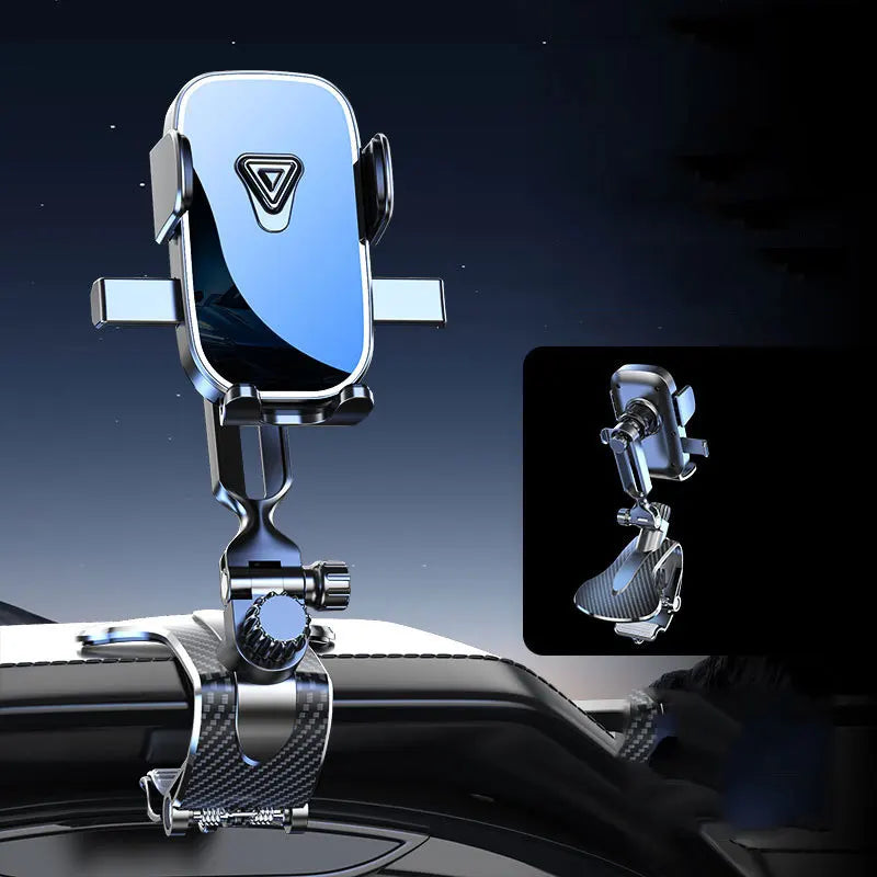 Gravity Dashboard Crocodile Clip Phone Mount for Car Navigation