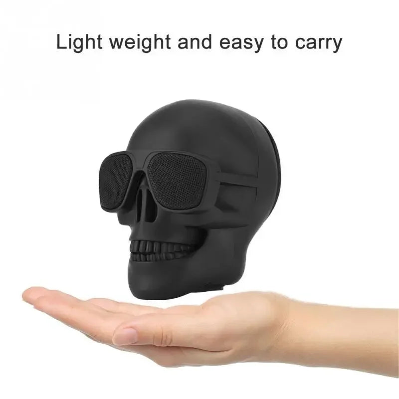 Mini Skull Bluetooth Speaker - 5W Cartoon Wireless Stereo Audio
