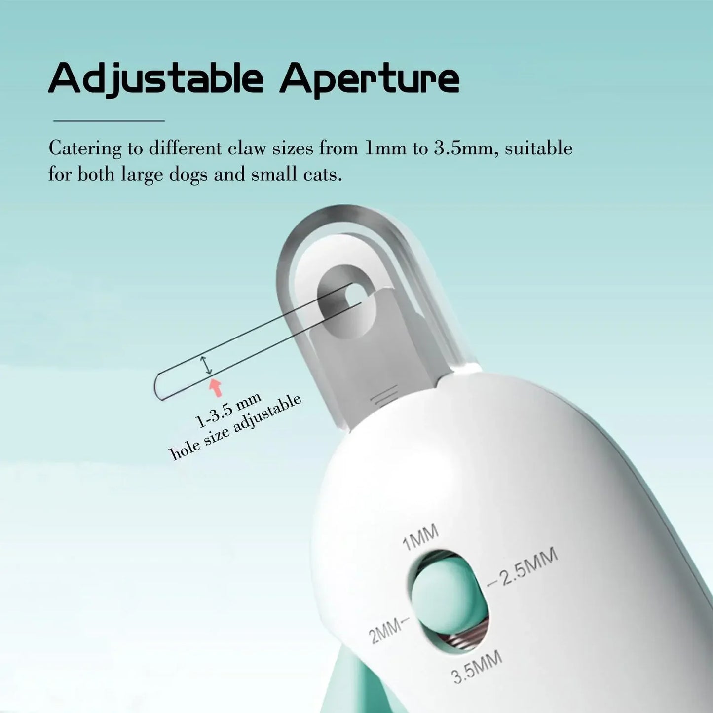 Adjustable Pet Nail Clippers for Cats and Dogs
