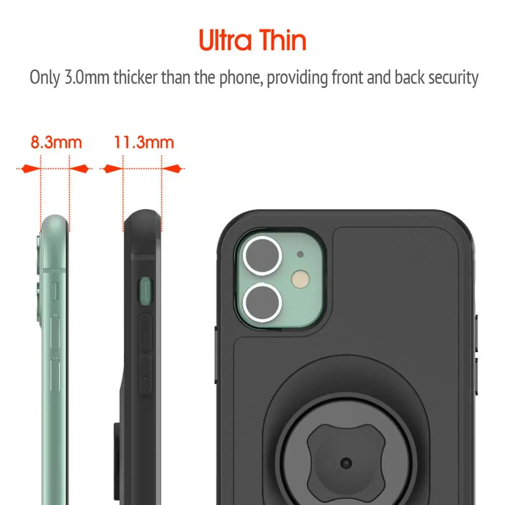 Shockproof Bike Phone Mount - Anti-Vibration Handlebar Holder