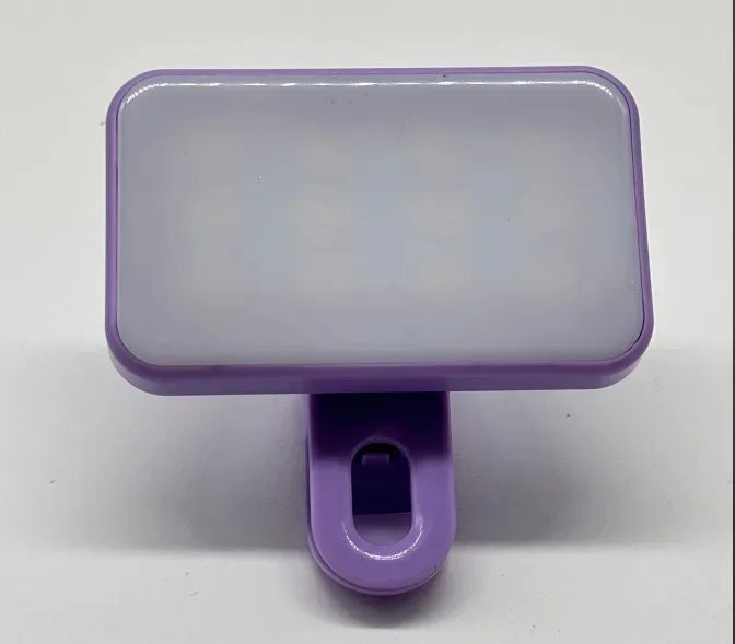 Portable Mini Selfie Fill Light - Rechargeable Clip-On Phone Light