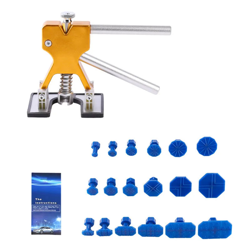 Paintless Dent Puller Kit - Auto Hail Repair Suction Cup Set