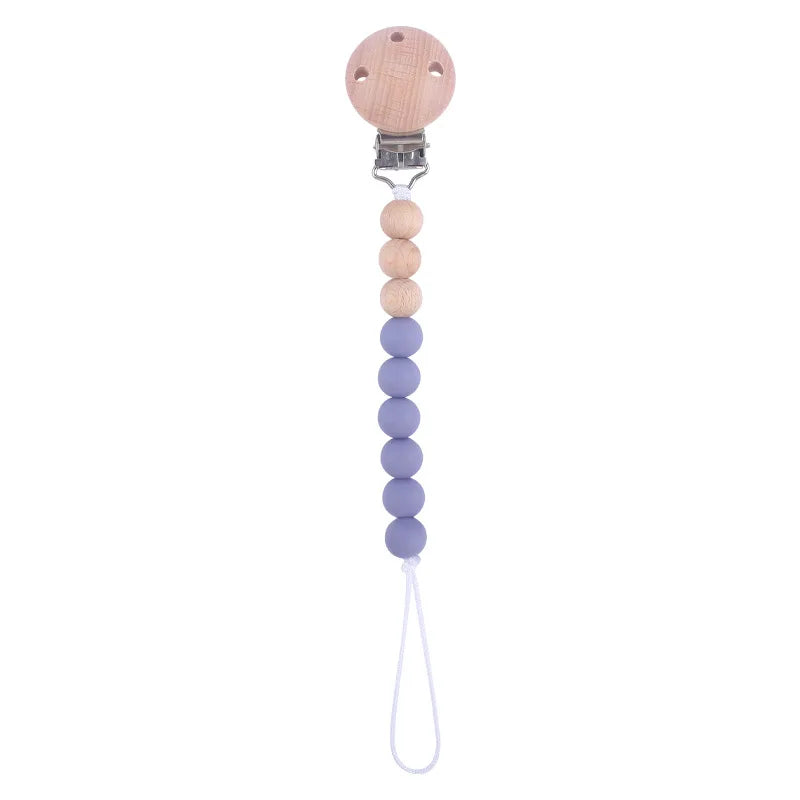 Silicone Pacifier Clip Chain - Anti-Drop Baby Soother Holder