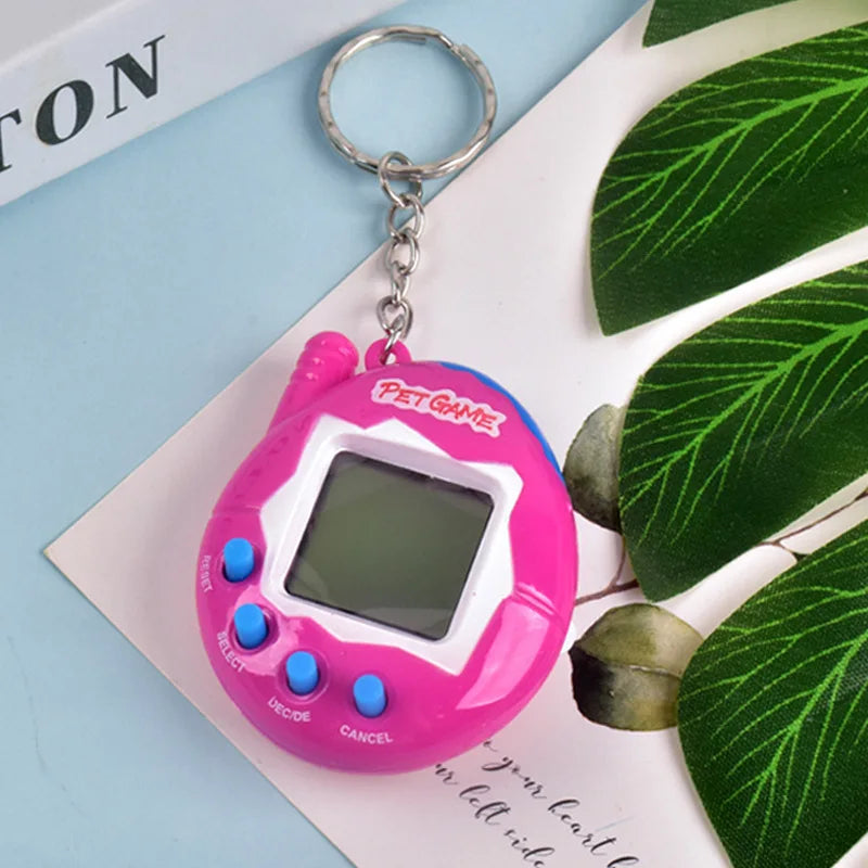 Transparent Virtual Pet Toy - 168-in-1 Nostalgic Digital Game