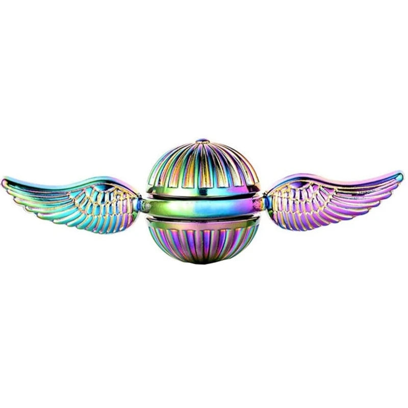 Golden Snitch Angel Wing Fidget Spinner - Metal Antistress Toy
