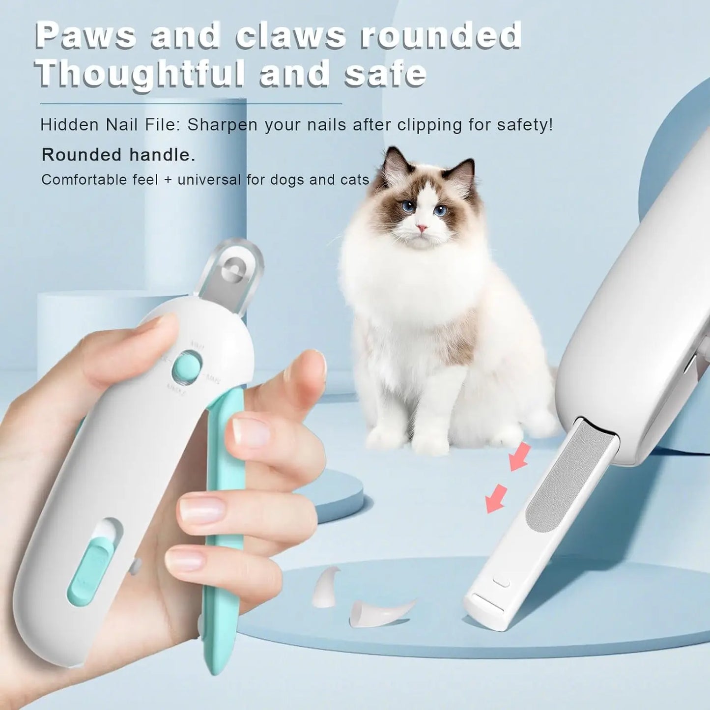 Adjustable Pet Nail Clippers for Cats and Dogs