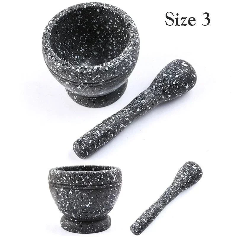 Resin Mortar and Pestle Set for Garlic, Herbs, and Spices