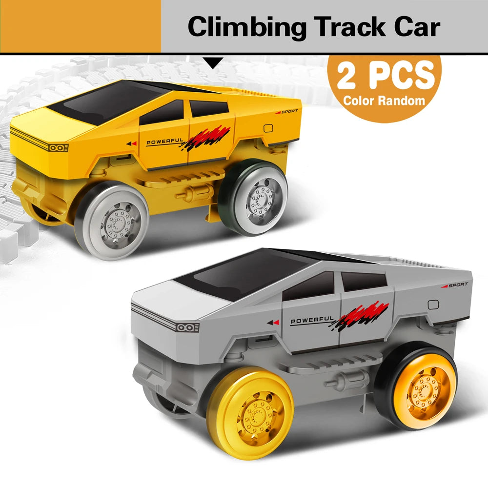 Magic Climbing Track Train Toy - Engineering Car Learning Set