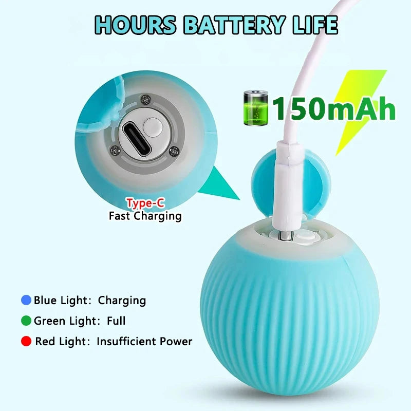 Smart Automatic Rolling Cat Interactive Ball Toy