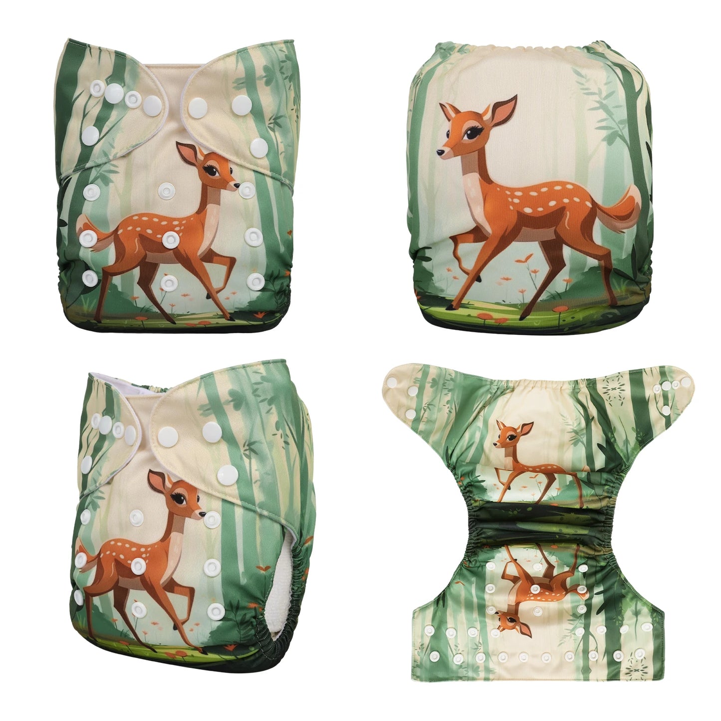 ALVABABY Adjustable Cloth Diaper Shell for 3-15kg Babies