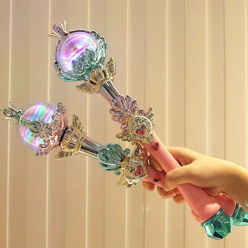 41cm Luminous Magic Wand Toy - Music Fairy Princess Prop