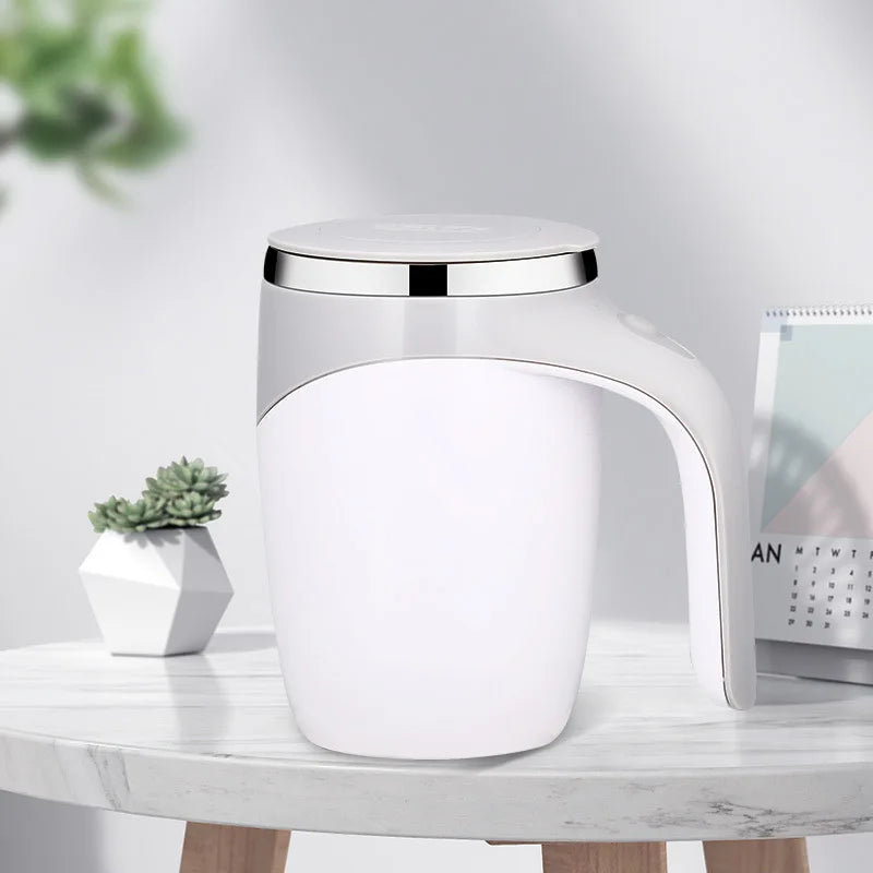 Rechargeable Automatic Stirring Coffee Mug with Lid