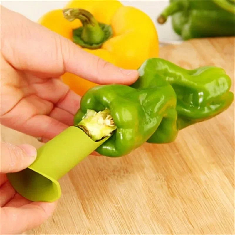 2-in-1 Pepper Corer and Chili Seed Remover Tool