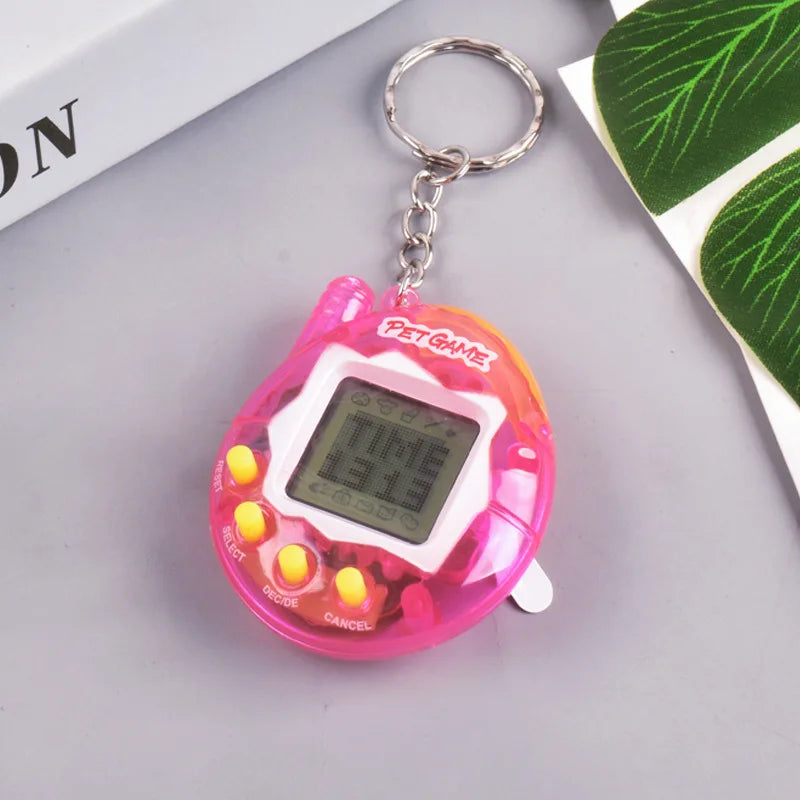 Transparent Virtual Pet Toy - 168-in-1 Nostalgic Digital Game