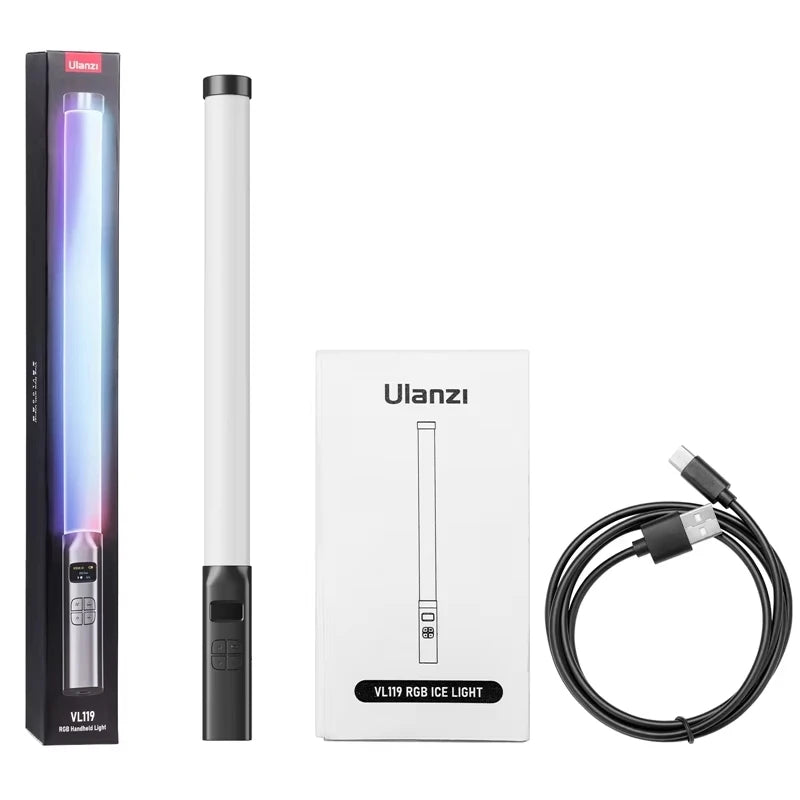 Ulanzi VL119 RGB Light Wand - 19.68-Inch Handheld Studio Lamp