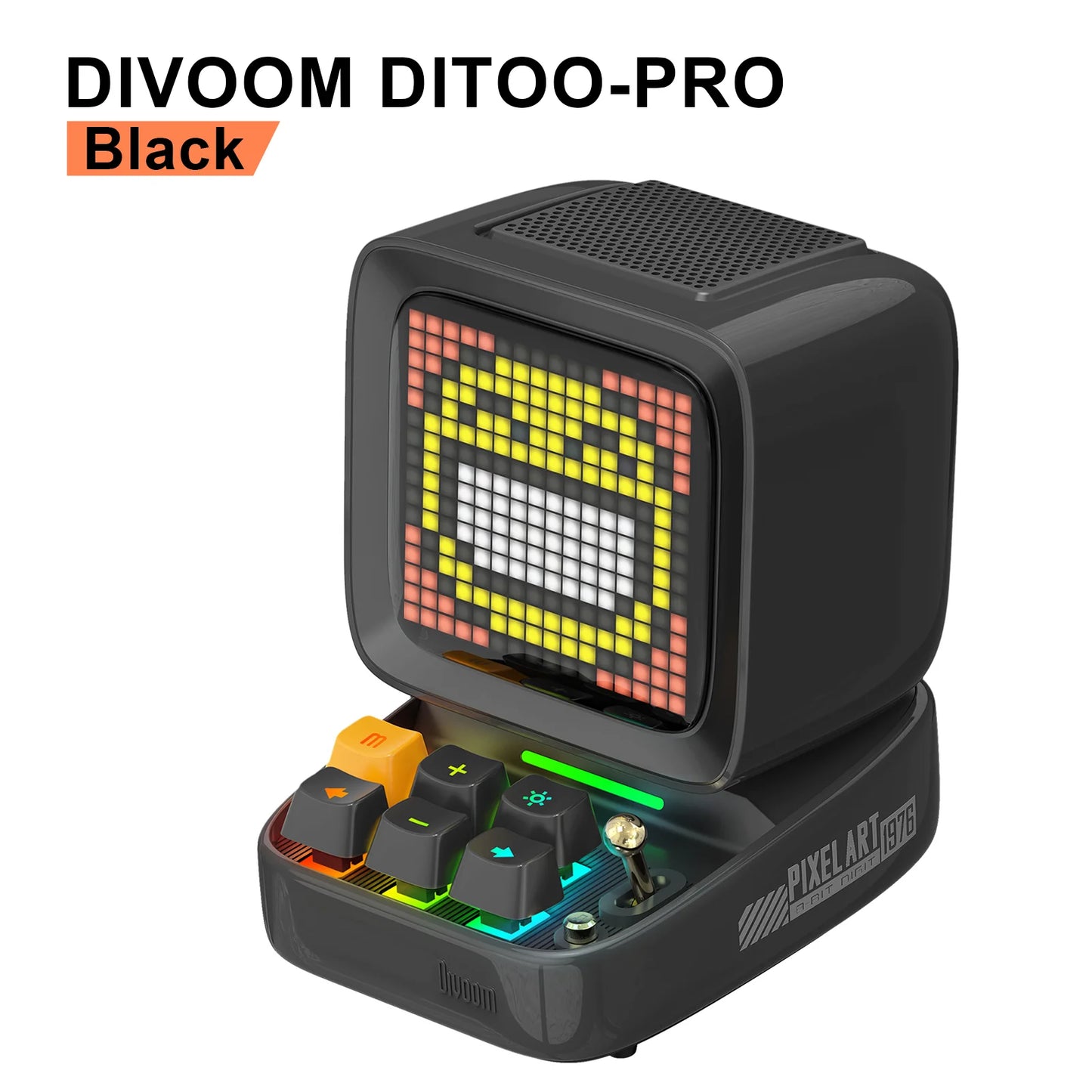 Divoom Ditoo-Pro Pixel Speaker - Retro Bluetooth Alarm Clock Display