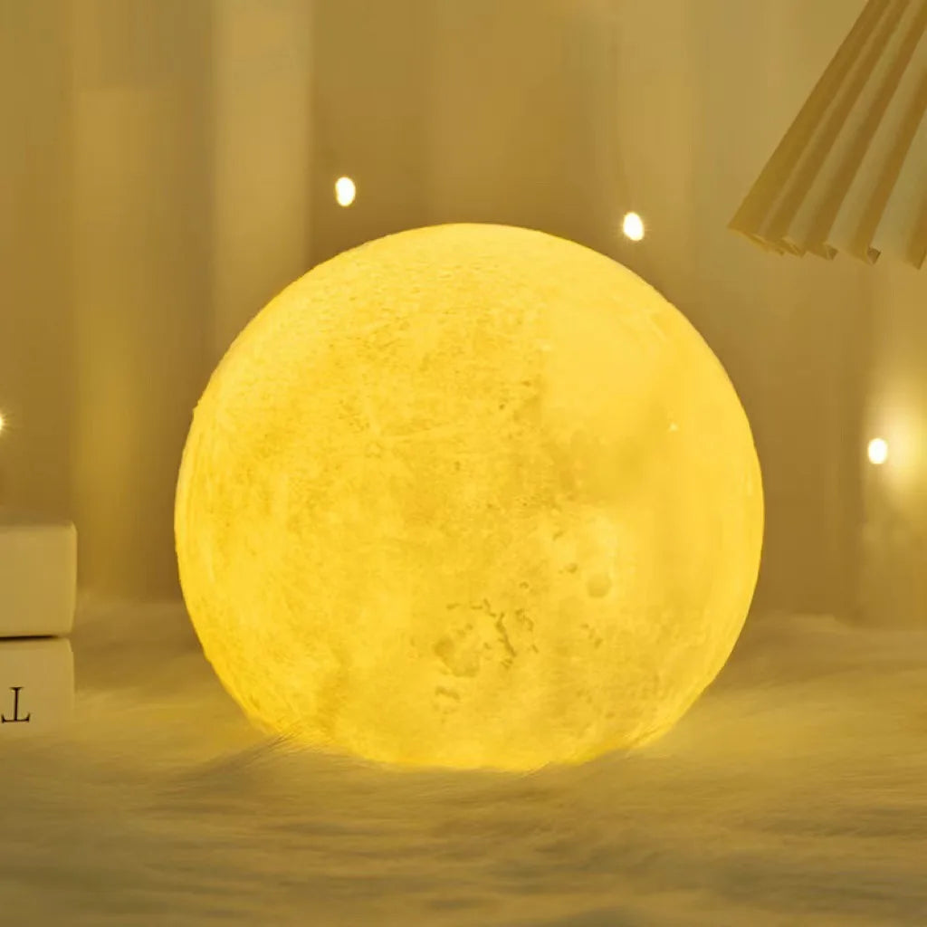 DIY Hand-Painted Moon Night Light Kit for Kids
