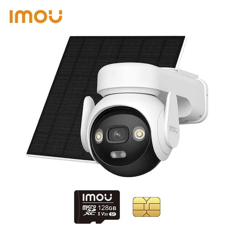 IMOU AOV PT 5MP Security Camera - Solar 360 PTZ Outdoor Monitor