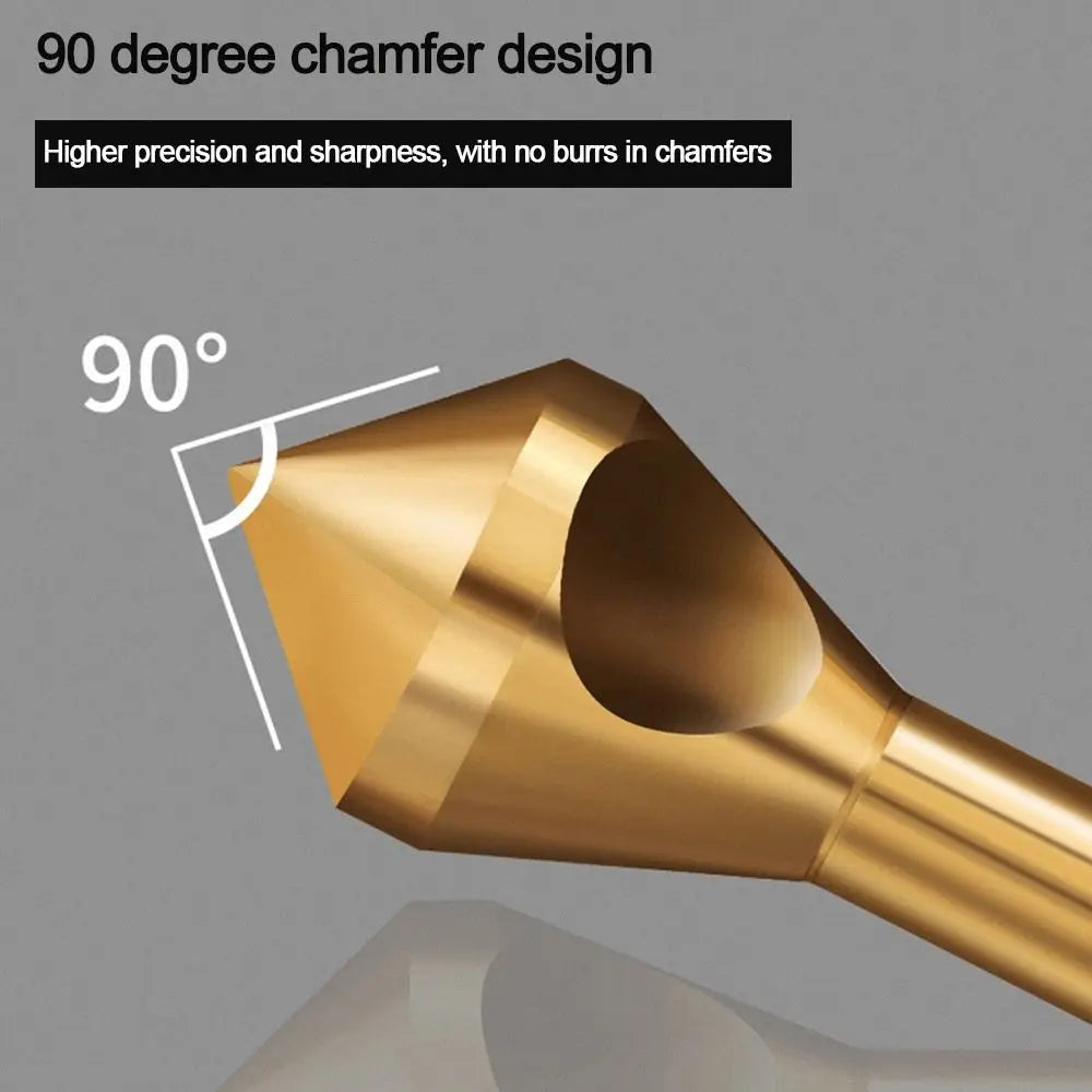 90 Degree HSS Titanium Countersink Drill Bit