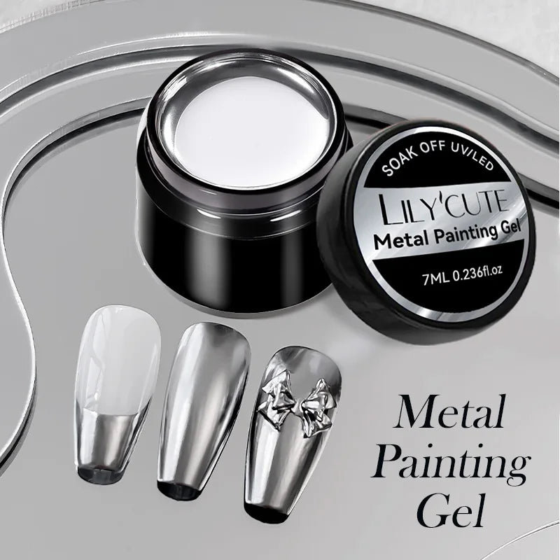 LILYCUTE Reflective Glitter Liner Nail Gel - 5ml