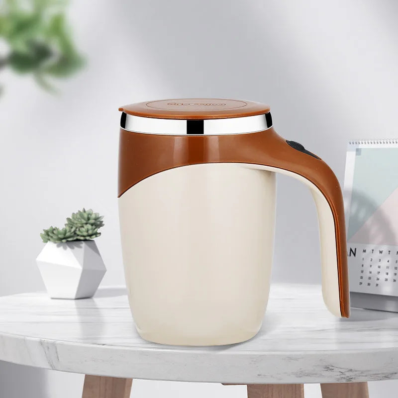 Rechargeable Automatic Stirring Coffee Mug with Lid