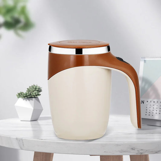 Rechargeable Automatic Stirring Coffee Mug with Lid