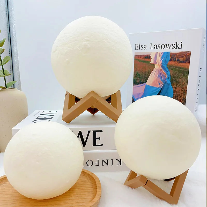 DIY Hand-Painted Moon Night Light Kit for Kids