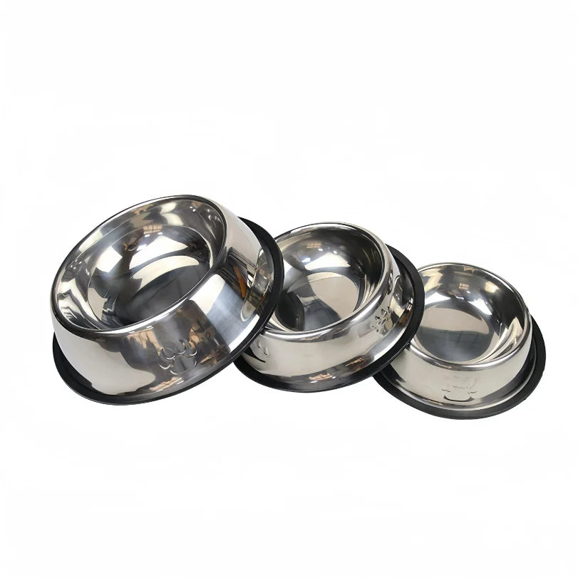Stainless Steel Pet Feeding Bowl for Dogs and Cats