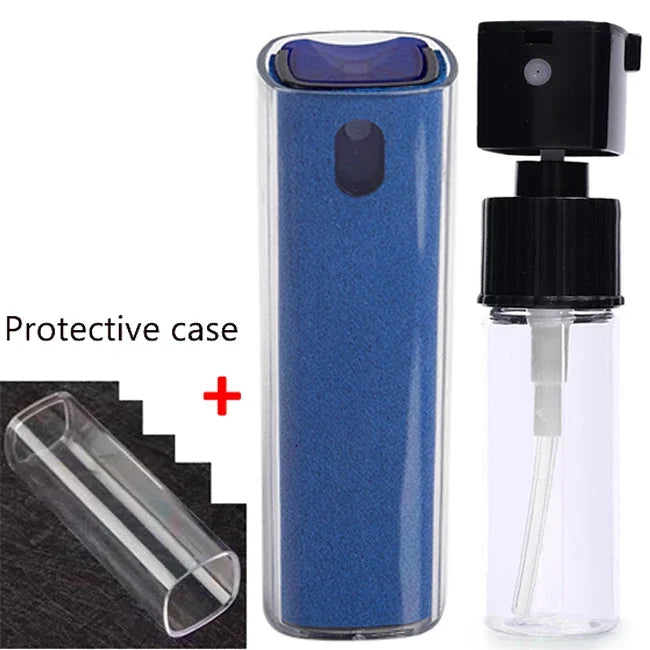 2-in-1 Microfiber Screen Cleaner Spray Bottle and Cloth