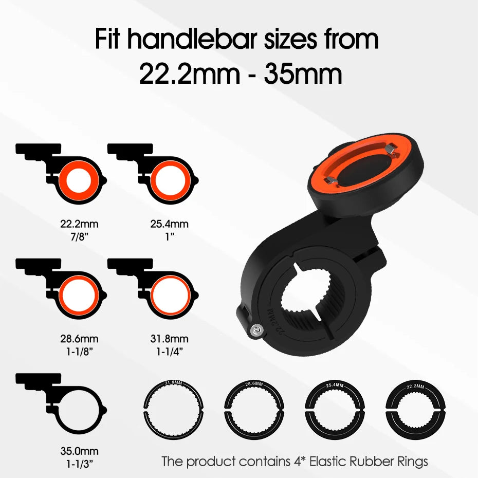 Shockproof Bike Phone Mount - Anti-Vibration Handlebar Holder