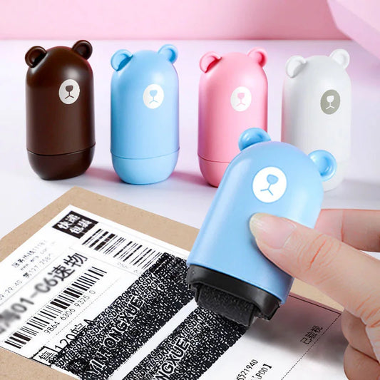 Privacy Protection Roller Stamp - Confidential Data Security Seal