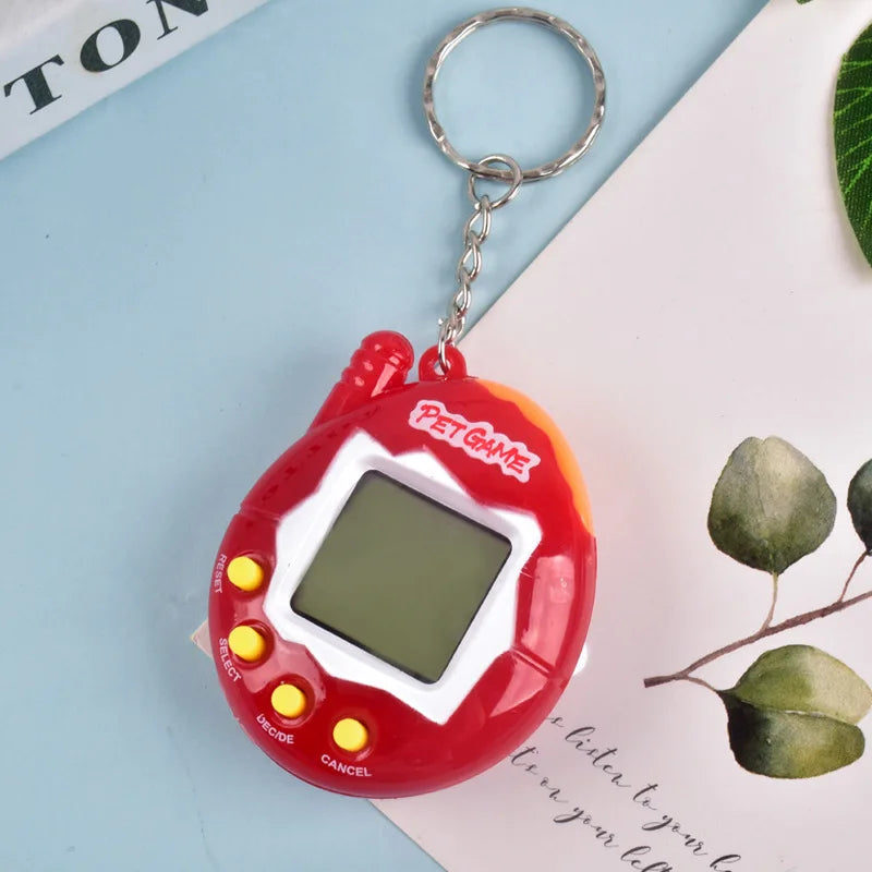 Transparent Virtual Pet Toy - 168-in-1 Nostalgic Digital Game