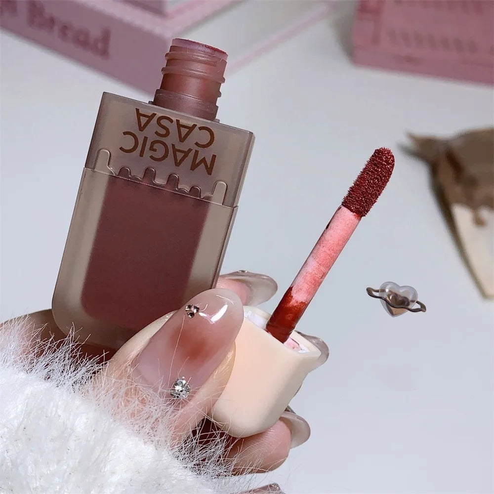 Chocolate Ice Cream Velvet Matte Lip Glaze