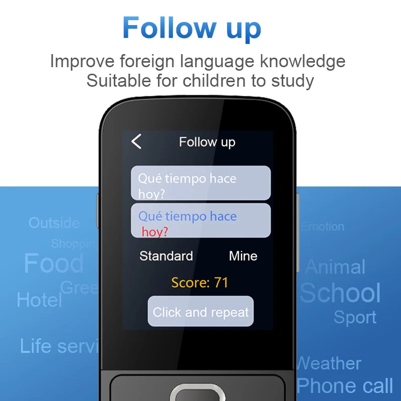 T10 Smart Voice Translator - 137-Language Real-Time AI Device