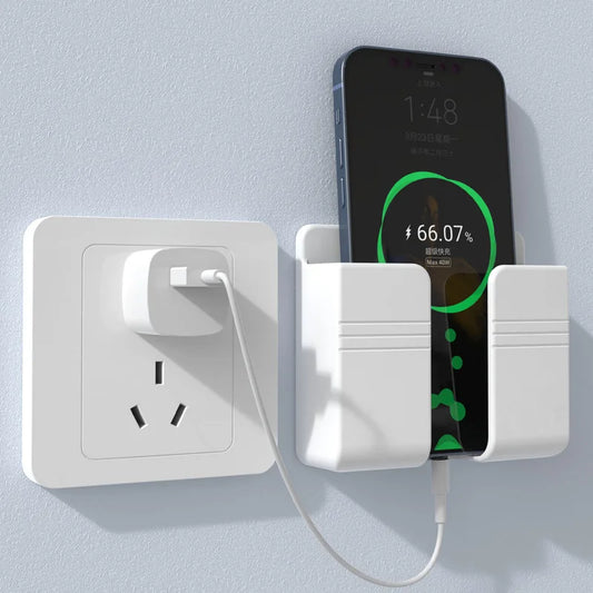 Universal Phone Wall Charging Holder - Hanging Bracket Hook Stand