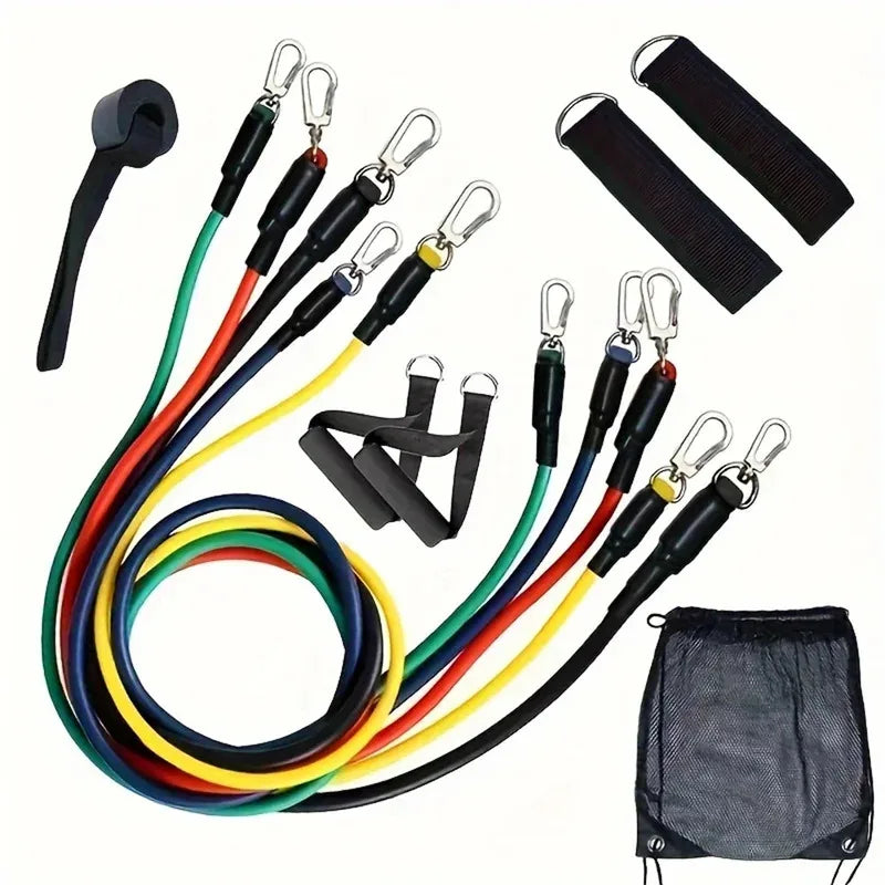 11-Piece Resistance Band Training Strap Set for Arm Workouts