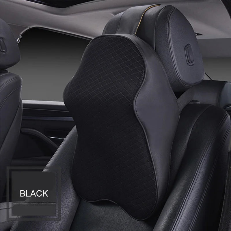 3D Car Neck Rest Pillow with Waist Support Cushion