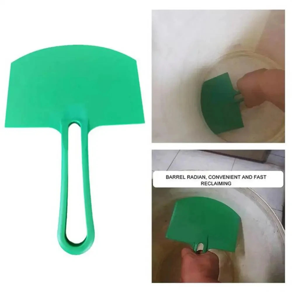 Curved Bucket Scoop Scraper and Putty Knife Set